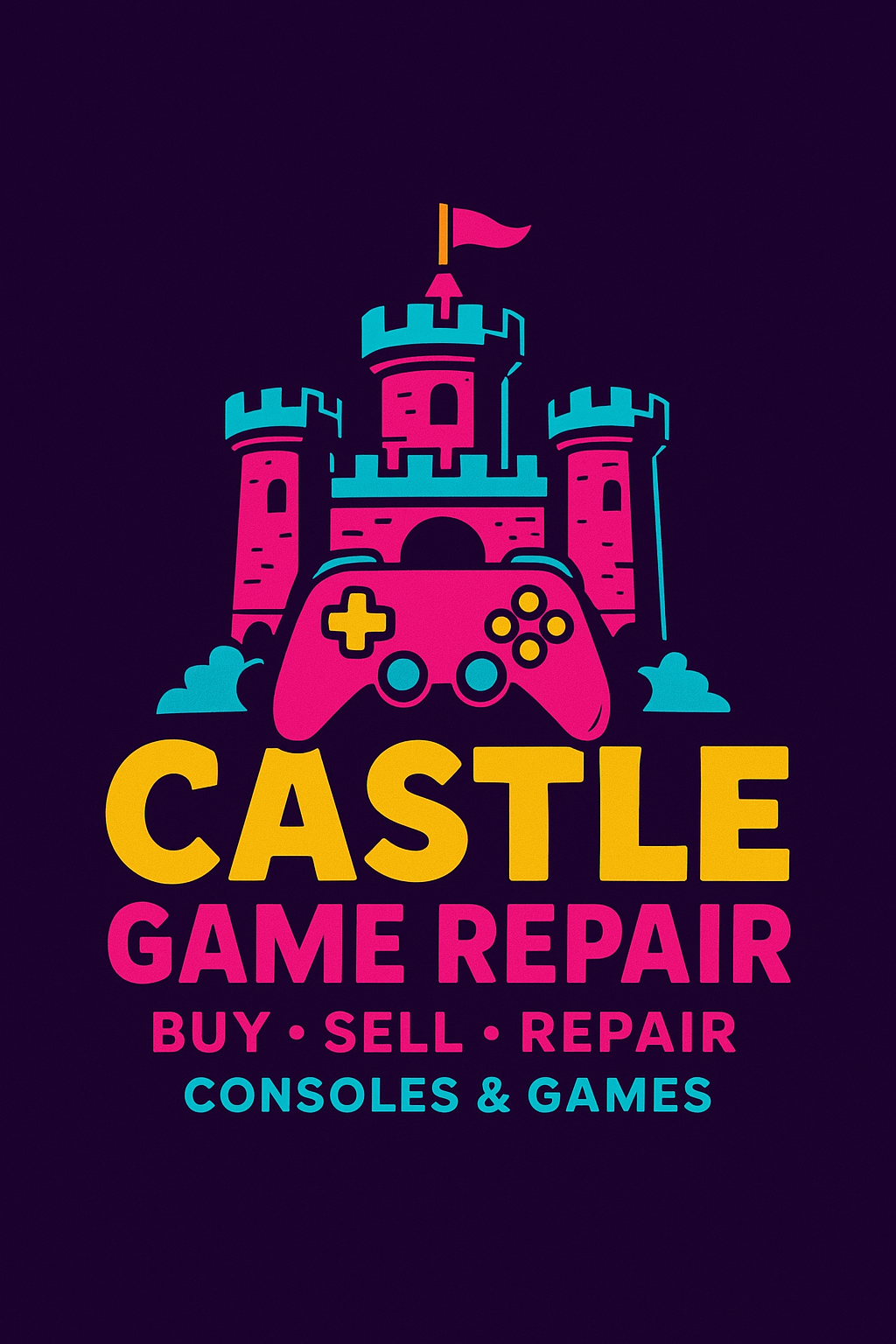 Castle Game Repair Logo